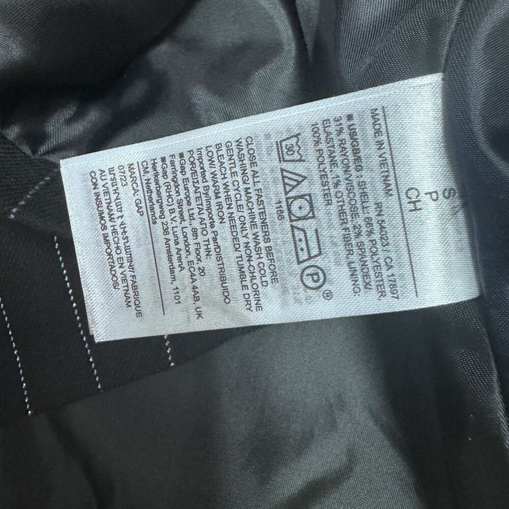 Gap Blazer Jacket Black Long Sleeve Women’s Size Small NWT - Picture 11 of 11